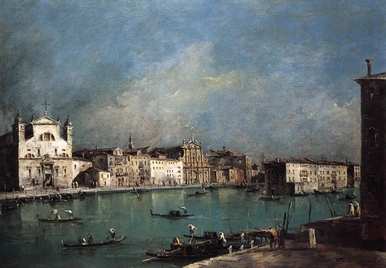 Veduta del Canal Grande con Santa Lucia e gli Scalzi - Akademie der bildenden Künste, Vienna
